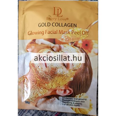 Darry Love Gold Collagen Glowing Facial Mask Lehúzható Arcmaszk 20g