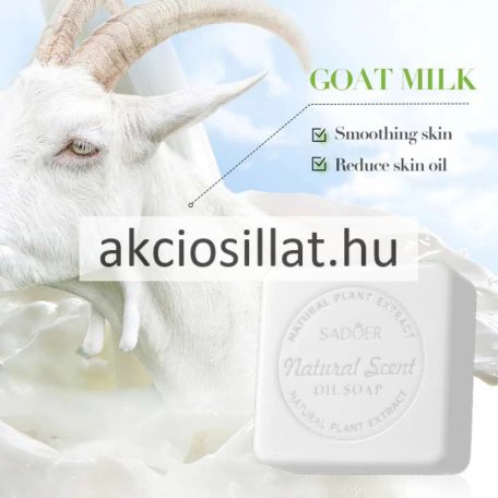 Sadoer Soap Natural Plant Oil Kecsketejes szappan 100g