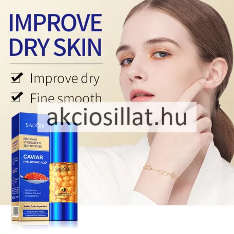 Sadoer Caviar Hyaluronic Acid Essence kaviáros hialuronsavas arcápló szérum 30ml