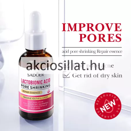 Sadoer Lactobionic Acid Pore Shrinking Essence arc esszencia 30ml