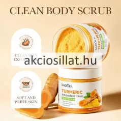   Sadoer Turmeric Antioxidant Clean Body Scrub Kurkumás bőrradír 240g