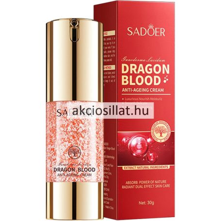 Sadoer Dragon Blood Anti-Ageing Sárkányvér Öregedésgátló Arckrém 30g