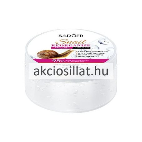 Sadoer Snail Reorganize Collagen Reapair Gel Feszesítő Zselé 300g