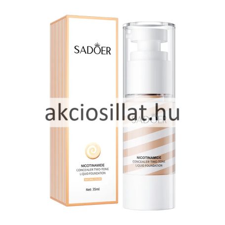 Sadoer Nicotinamide Two-Tone Liquid Foundation Natural Color Alapozó 35ml