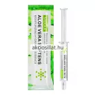 Sadoer Aloe Vera Softens 10g-os hidratáló arcesszencia átlátszó adagoló fecskendőben és zöld tasakban