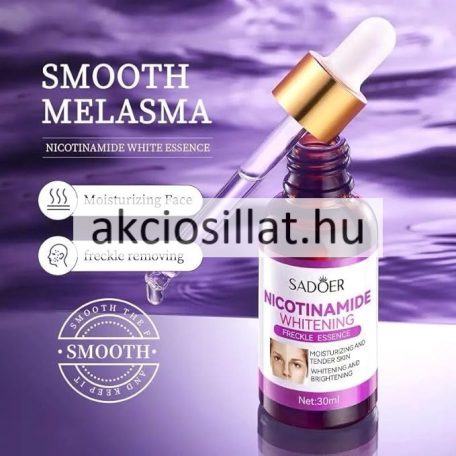 Sadoer Nicotinamide Whitening fehérítő és világosító arcszérum 30ml