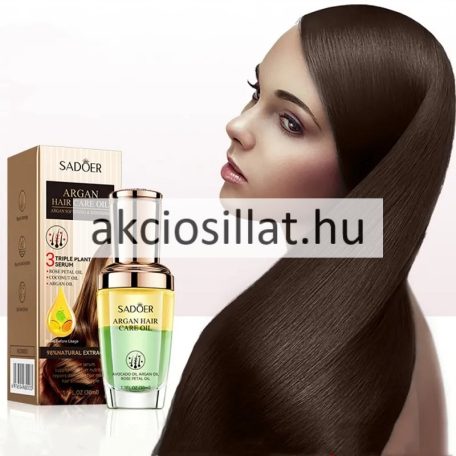 Sadoer Argan Oil Hair Care Oil Triple Plant Serum Hajolaj 40ml