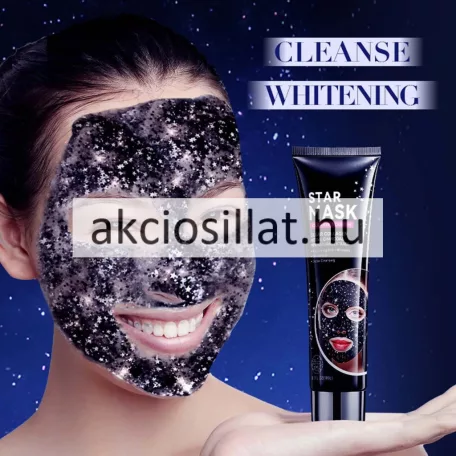 Sadoer Star Mask Clear Collagen Active Charcoal Kollagénes Faszenes Arcmaszk 100g
