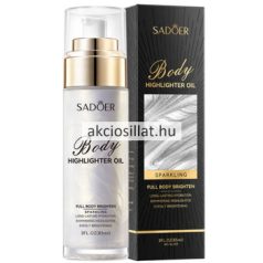   Sadoer Body Highlighter Oil #01 Silver Csillámos Testápoló olaj 85ml