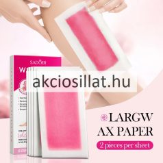   Sadoer Wax Strips szörtelenítő viaszcsíkok rózsa kivonattal teljes testre 20 db