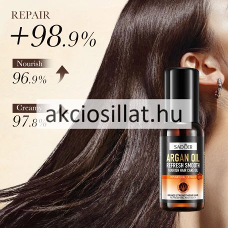 Sadoer Argan Oil Refresh Smooth Nourish Hair Care Oil Argánolajos Hajolaj 60ml
