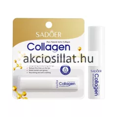 Sadoer Pure Natural Active Collagen tápláló és repedésgátló kollagénes ajakbalzsam stift 2.7g