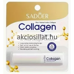 Sadoer Pure Natural Active Collagen tápláló és repedésgátló kollagénes ajakbalzsam stift 2.7g