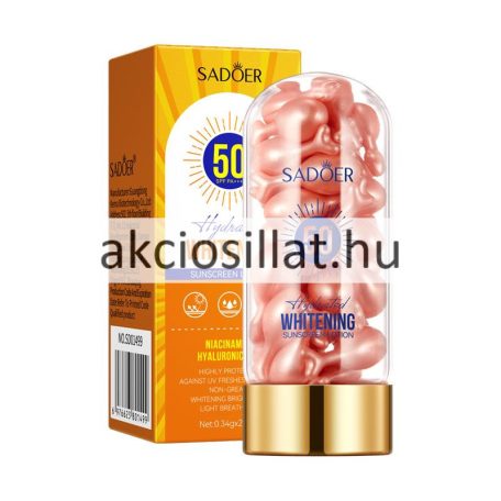 Sadoer Hidratáló fényvédő kapszula hialuronsavval és nikotinamiddal SPF50+ 25x0,34g