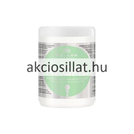Kallos Kjmn Alga hidratáló hajpakolás alga kivonattal és olívaolajjal 1000ml