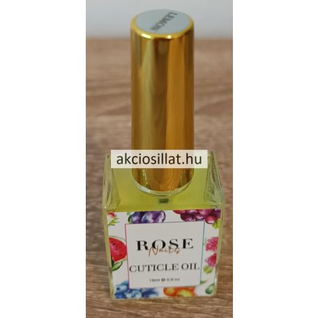 Rose Nails Cuticle Oil Lemon Citrom illatú körömágy olaj 15ml