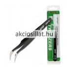 Vetus ESD-15 műszempilla csipesz íves