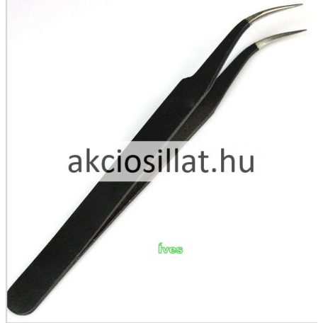 Vetus ESD-15 műszempilla csipesz íves