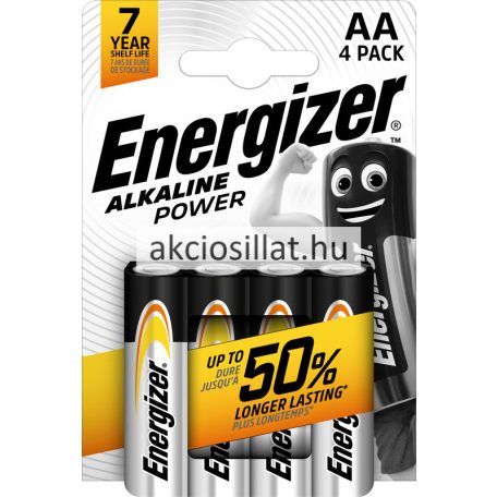 Energizer AA Alkaline Power ceruza elem 4db (LR6)