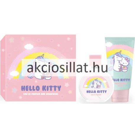 Hello Kitty és Unikornis Szivárványos ajándékcsomag 