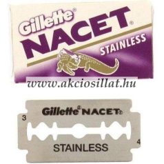 Gillette-Nacet-Stainless-hagyomanyos-borotvapenge-10db