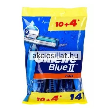 Gillette Blue II Plus eldobható borotva 14db-os