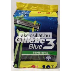 Gillette Blue3 Sensitive eldobható borotva 12db-os