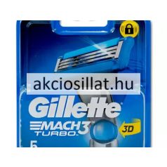 Gillette Mach3 Turbo borotvabetét 5db-os