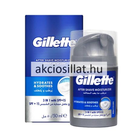 Gillette Hydration & Soothes 3in1 SPF15 50ml