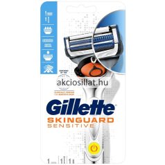   Gillette Skinguard Sensitive Flexball Power borotvakészülék + 1 betét + 1 elem