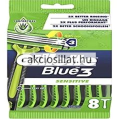 Gillette Blue3 Sensitive eldobható borotva 8db-os