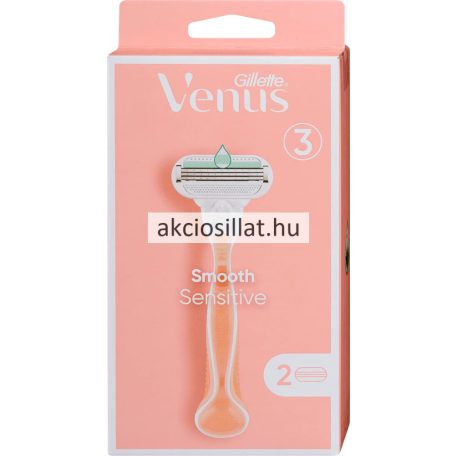 Gillette Venus Smooth Sensitive borotvakészülék + 2 betét