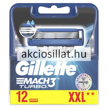 Gillette Mach3 Turbo borotvabetét 12db-os