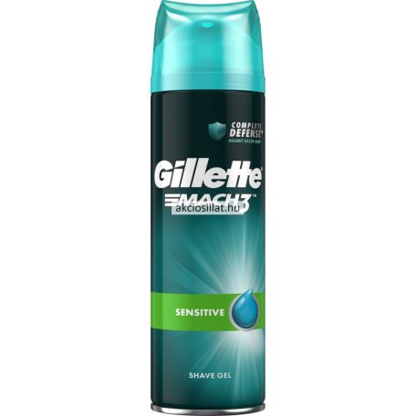 Gillette Mach3 Sensitive borotvagél 200ml