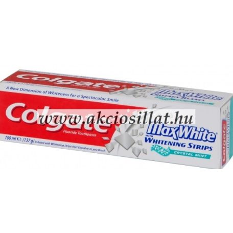 Colgate-Max-White-Whitening-Strips-Crystal-Mint-Fogkrem-100ml