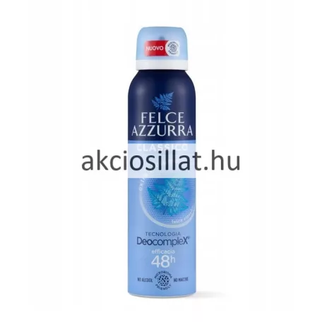 Felce Azzurra Classico DeocompleX 48h alkoholmentes és mikrobiom-barát testspray