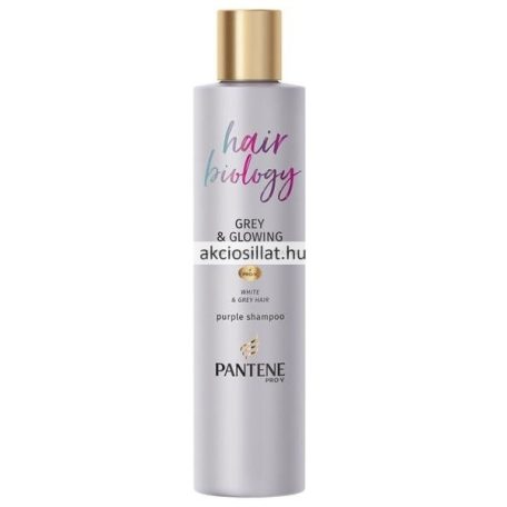 Pantene Pro-V Hair Biology Grey + Glowing hamvasító sampon 250ml