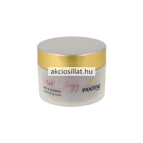 Pantene Hair Biology Gray & Glowing Hamvasító Hajpakolás 160ml