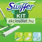 Swiffer padlótisztító csomag ( nyél + 11 kendő )