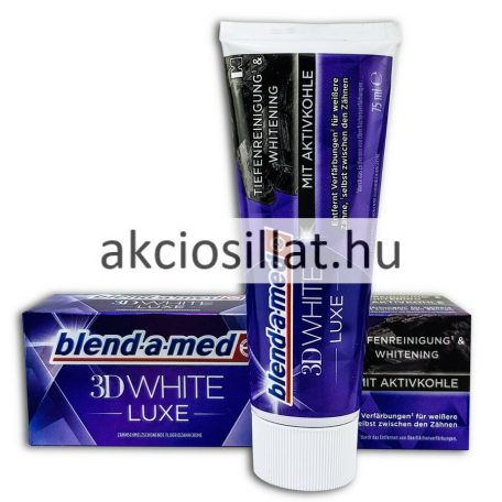 Blend-a-med 3D White Luxe With Active Carbon fogkrém 75ml