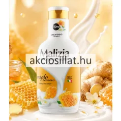 Malizia Bagno Schiuma méz és gyömbér krémes habfürdő 1000ml flakonban
