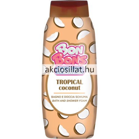 Malizia Bon Bons Tropical Coconut hab és tusfürdő 500ml