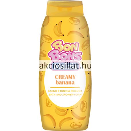 Malizia Bon Bons Creamy Banana hab és tusfürdő 500ml
