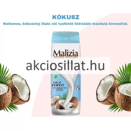 Malizia Cocco Kókusz tusfürdő 300ml
