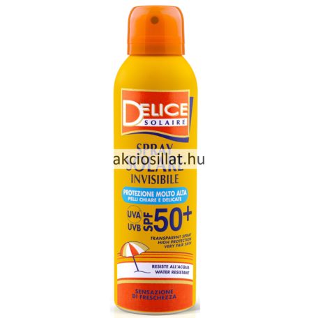 Delice Solaire láthatatlan napvédő spray SPF50+ 150ml