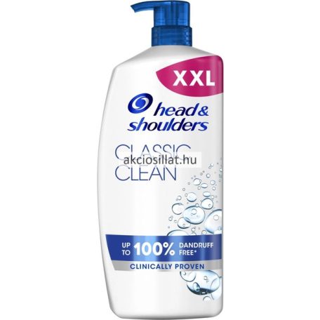 Head & Shoulders Classic Clean pumpás sampon 900ml