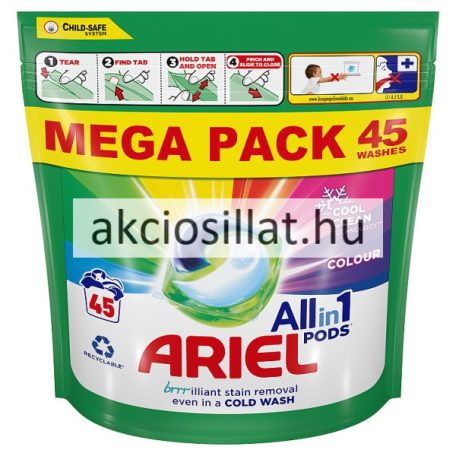 Ariel Color All-in-1 Pods mosókapszula 45db