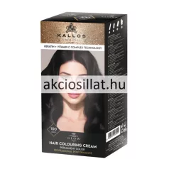 Kallos Glow tartós krémhajfesték 100 fekete 60ml