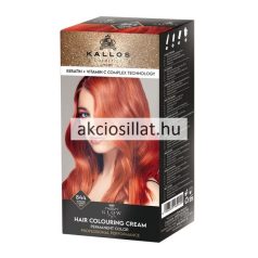   Kallos Glow tartós krémhajfesték 844 intenzív rézvörös 60ml