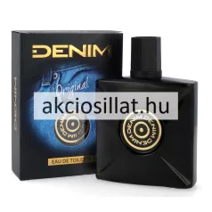 Denim Original EDT 100ml férfi parfüm fekete üvegben arany jelvénnyel és díszdobozban